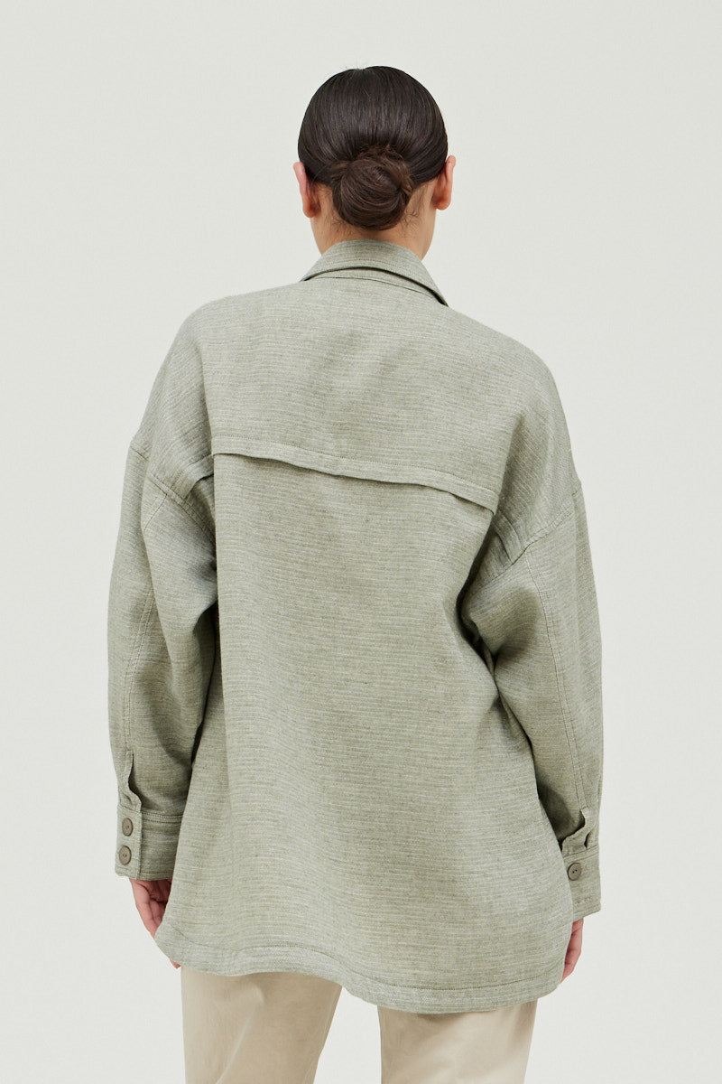 Sage Linen Jacket